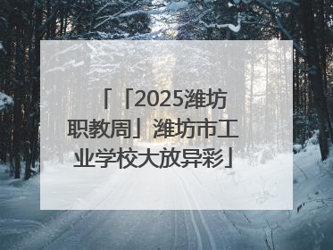「2025潍坊职教周」潍坊市工业学校大放异彩