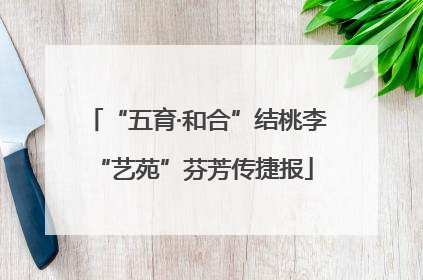 “五育·和合”结桃李 “艺苑”芬芳传捷报