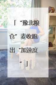 “豫北粮仓”麦收跑出“加速度”