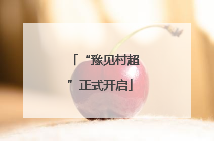 “豫见村超”正式开启