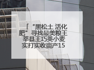 “黑松土 活化肥”寻找最美粮王 莘县王巧英小麦实打实收亩产1515.4斤 超对照田144斤！