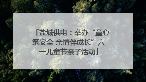 盐城供电：举办“童心筑安全 亲情伴成长”六一儿童节亲子活动