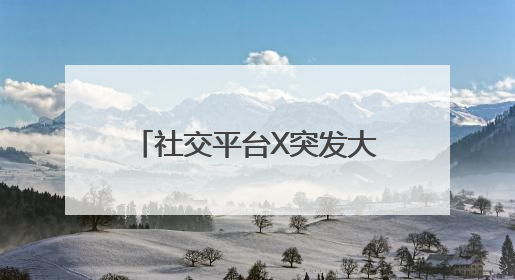 社交平台X突发大规模宕机 马斯克：将专注企业运营