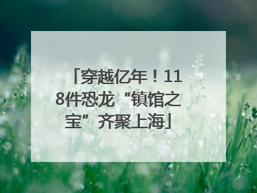 穿越亿年！118件恐龙“镇馆之宝”齐聚上海