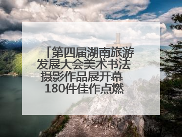 第四届湖南旅游发展大会美术书法摄影作品展开幕 180件佳作点燃岳阳文旅爆点