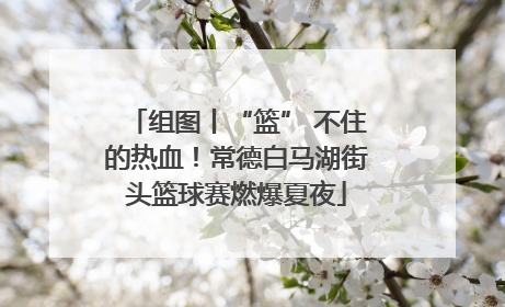 组图丨“篮” 不住的热血！常德白马湖街头篮球赛燃爆夏夜