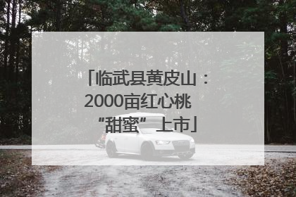临武县黄皮山：2000亩红心桃“甜蜜”上市