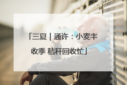 三夏｜通许：小麦丰收季 秸秆回收忙