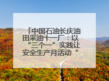 中国石油长庆油田采油十一厂：以“三个一”实践让安全生产月活动“活”起来