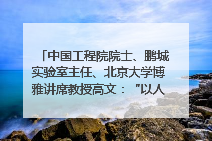 中国工程院院士、鹏城实验室主任、北京大学博雅讲席教授高文：“以人为本 智能向善” 推动文化与科技相生相促｜聚焦2025文化强国建设高峰论坛