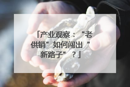 产业观察：“老供销”如何闯出“新路子”？