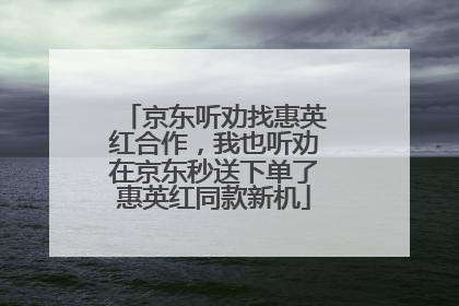京东听劝找惠英红合作，我也听劝在京东秒送下单了惠英红同款新机