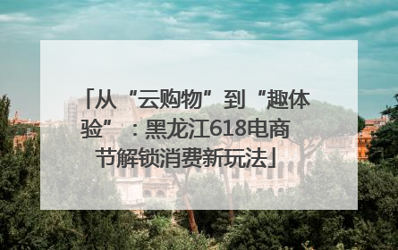 从“云购物”到“趣体验”：黑龙江618电商节解锁消费新玩法