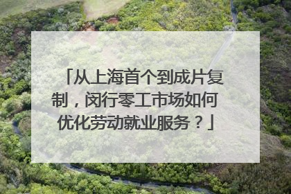 从上海首个到成片复制，闵行零工市场如何优化劳动就业服务？