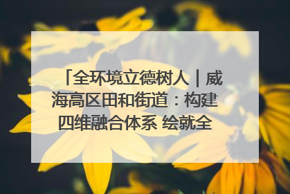 全环境立德树人｜威海高区田和街道：构建四维融合体系 绘就全环境立德树人新画卷