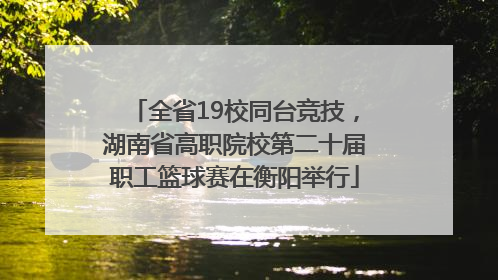 全省19校同台竞技，湖南省高职院校第二十届职工篮球赛在衡阳举行