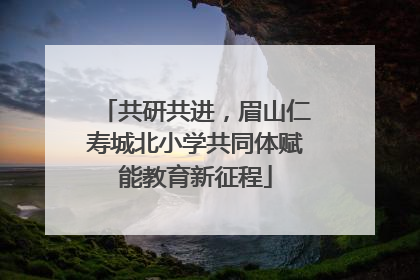 共研共进，眉山仁寿城北小学共同体赋能教育新征程