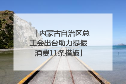 内蒙古自治区总工会出台助力提振消费11条措施