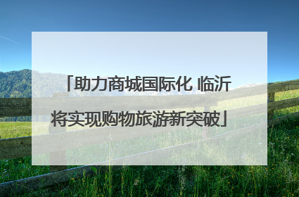 助力商城国际化 临沂将实现购物旅游新突破