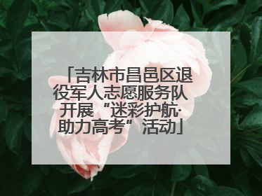 吉林市昌邑区退役军人志愿服务队开展“迷彩护航·助力高考”活动