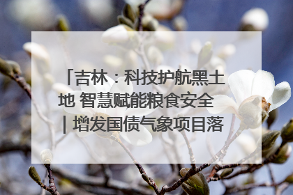 吉林：科技护航黑土地 智慧赋能粮食安全｜增发国债气象项目落地见效系列报道