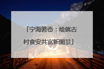 宁海箬岙：绘就古村食安共富新图景