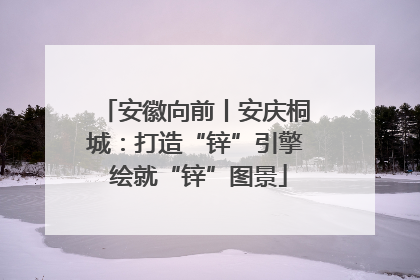 安徽向前丨安庆桐城：打造“锌”引擎 绘就“锌”图景
