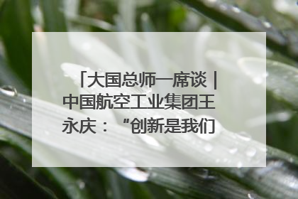 大国总师一席谈｜中国航空工业集团王永庆：“创新是我们的基因密码”
