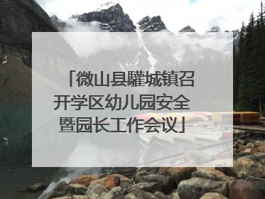 微山县驩城镇召开学区幼儿园安全暨园长工作会议