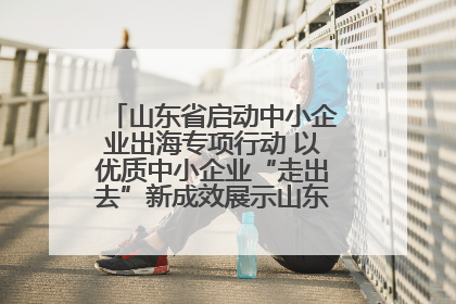 山东省启动中小企业出海专项行动 以优质中小企业“走出去”新成效展示山东产业发展新形象