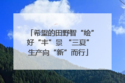 希望的田野智“绘”好“丰”景 “三夏”生产向“新”而行