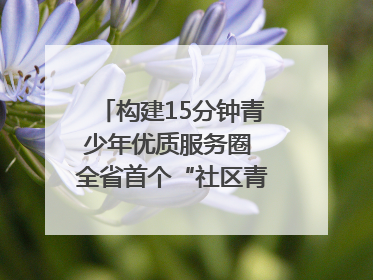 构建15分钟青少年优质服务圈 全省首个“社区青少年宫”落地成都成华区｜一老一小总关情