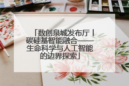 数创泉城发布厅丨碳硅基智能融合——生命科学与人工智能的边界探索