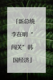 新总统李在明“闯关”韩国经济