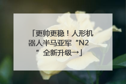 更帅更稳！人形机器人半马亚军“N2”全新升级→