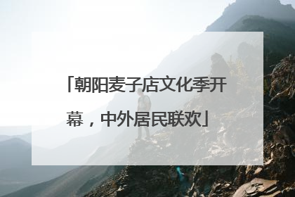 朝阳麦子店文化季开幕，中外居民联欢