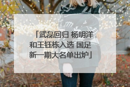 武磊回归 杨明洋和王钰栋入选 国足新一期大名单出炉