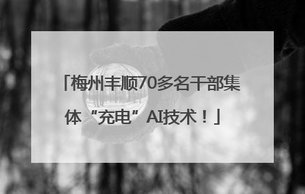 梅州丰顺70多名干部集体“充电”AI技术！