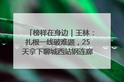 榜样在身边｜王林：扎根一线破难题，25天拿下聊城西站钢连廊“硬核”工程