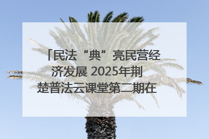 民法“典”亮民营经济发展 2025年荆楚普法云课堂第二期在武汉客厅开讲