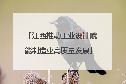 江西推动工业设计赋能制造业高质量发展