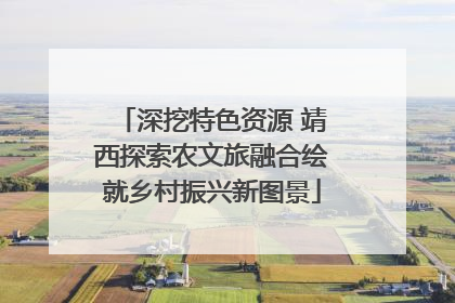 深挖特色资源 靖西探索农文旅融合绘就乡村振兴新图景