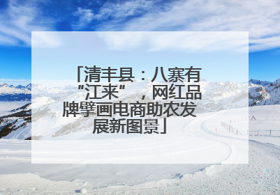 清丰县：八寨有“江来”，网红品牌擘画电商助农发展新图景