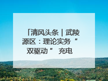 清风头条｜武陵源区：理论实务“双驱动 ” 充电赋能“增才干”