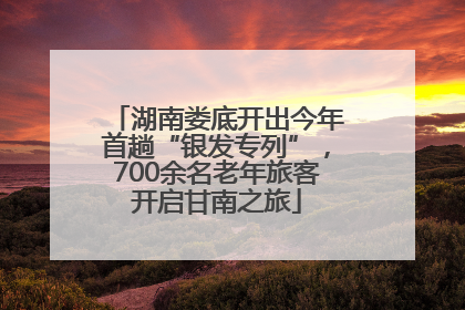 湖南娄底开出今年首趟“银发专列”，700余名老年旅客开启甘南之旅