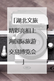 湖北文旅精彩亮相上海国际旅游交易博览会