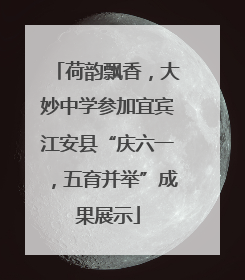 荷韵飘香，大妙中学参加宜宾江安县“庆六一，五育并举”成果展示