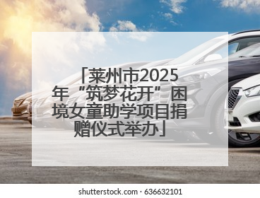 莱州市2025年“筑梦花开”困境女童助学项目捐赠仪式举办