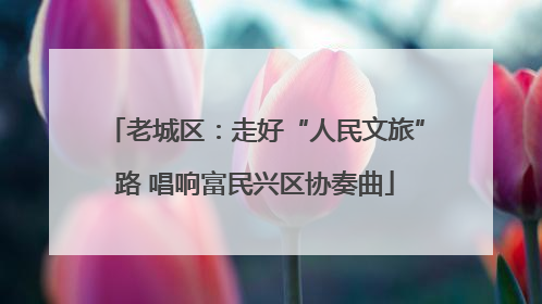 老城区：走好“人民文旅”路 唱响富民兴区协奏曲