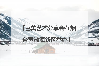 芭蕾艺术分享会在烟台黄渤海新区举办